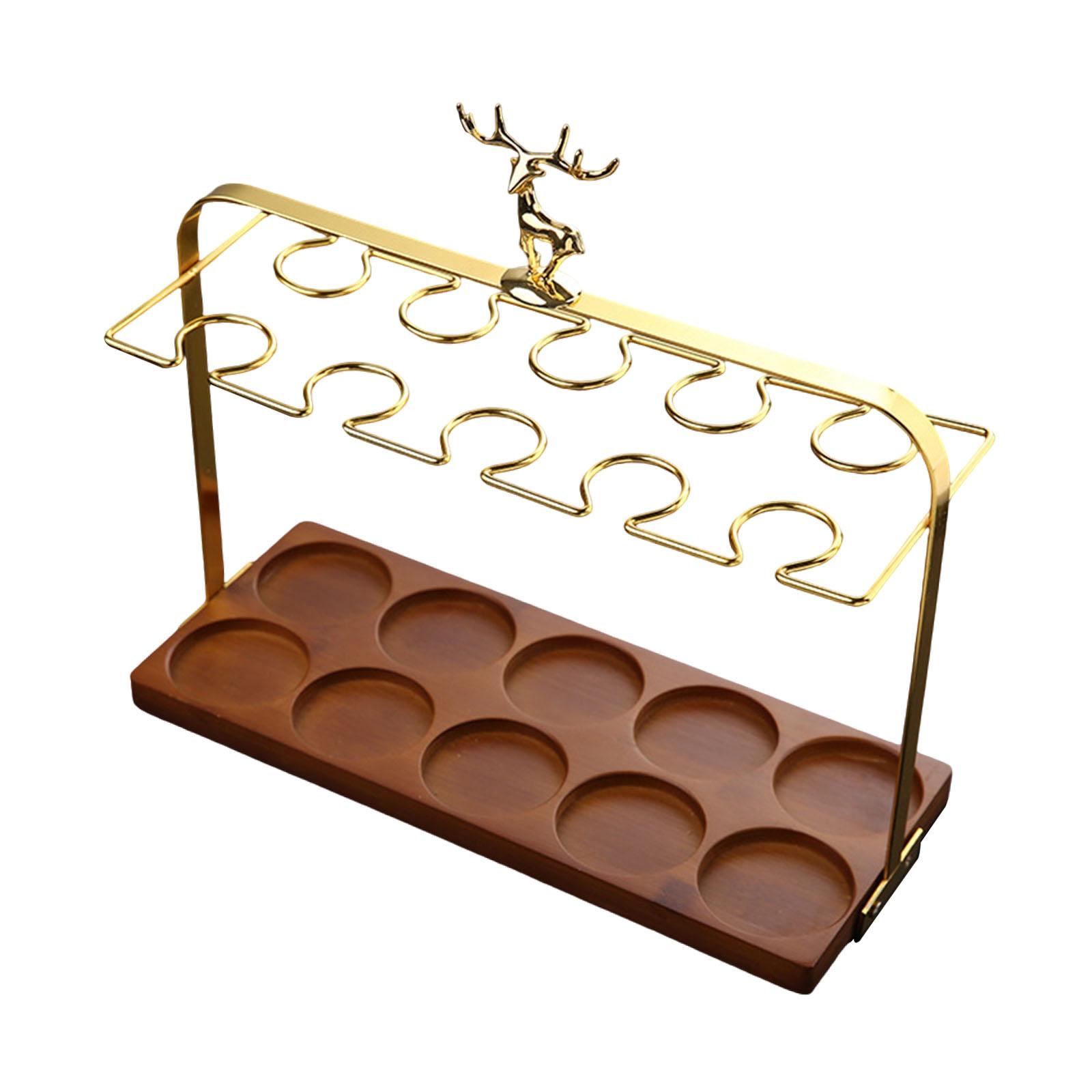 Bothyi - Soporte Para Copas De Vino, Organizador De Artículos De Bar Reutilizable Estable Para Fiesta, Restaurante, Bar B