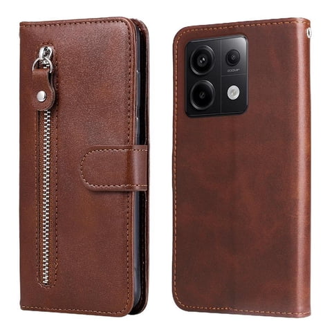 Gangxun - Funda Con Cremallera Para Xiaomi Poco X6 5G, Carcasa Cartera De Cuero Pu Con Soporte Y Tarjetero