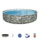 thumbnail image 2 of Piscina Bestway Redonda Piedra Filtro+ Accesorios 6.71MX1.32M gris 40.377 Litros, 2 of 11