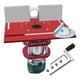 thumbnail image 3 of Placa De Inserción De Mesa Enrutador Máquina De Grabado Profesional Bancos De Carpintería Rojo, 3 of 5