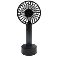 Tecnolab - Mini Ventilador De Mano Recargable 500Mah Negro - Ps