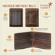 thumbnail image 4 of Monedero con clip House of Jack Co. Ivor para hombre, marrón., 4 of 9
