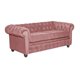 thumbnail image 2 of Sofá Manchester Capitone 3C Felpa Rosa, 2 of 4