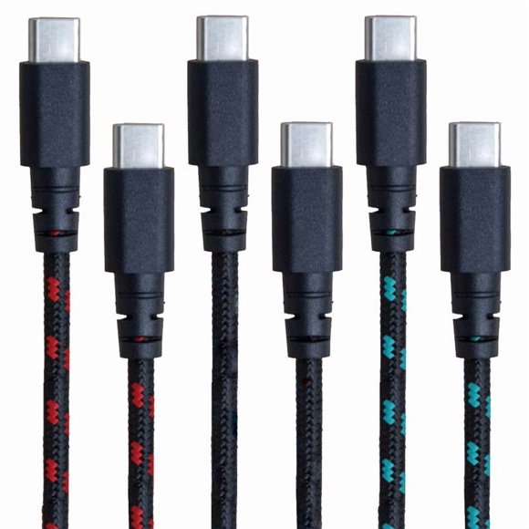 Cables de fusibles tipo C a tipo C, 23-229 cm, varios