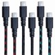 thumbnail image 1 of Cables de fusibles tipo C a tipo C, 23-229 cm, varios, 1 of 1
