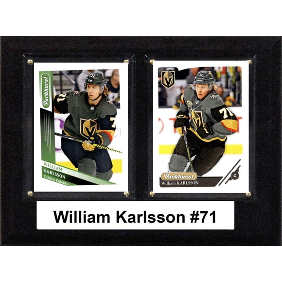 Placa C & I Collectibles de William Karlsson de la NHL, 6 x 8 pulgadas, Los Vegas Golden Knights