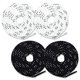 thumbnail image 1 of Cordones Franklin Sports (200) 42092z 108 sin encerar blanco/negro, 1 of 9