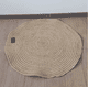 thumbnail image 2 of Alfombra Circular Yute 90cm Beige Diseño Tela Modelo 95, 2 of 3