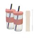 thumbnail image 1 of Juego De Vasos De Agua Reutilizables Para Beber Jugo De Gran Capacidad De 24 Onzas, Tarro De Viaje, Color Rosa, 1 of 5