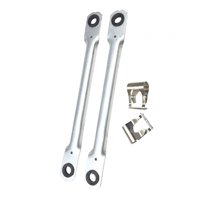 Ioensy - Varilla De Conexión Del Limpiaparabrisas Varilla Duradera Del Motor Del Limpiaparabrisas Del Coche Para Fiat Punto