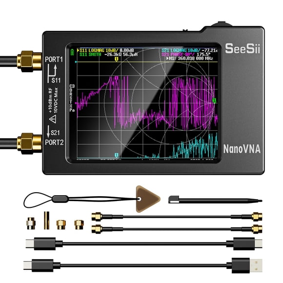 Analizador vectorial de redes Seesii Nanovna-H 10kHz-1.5GHz