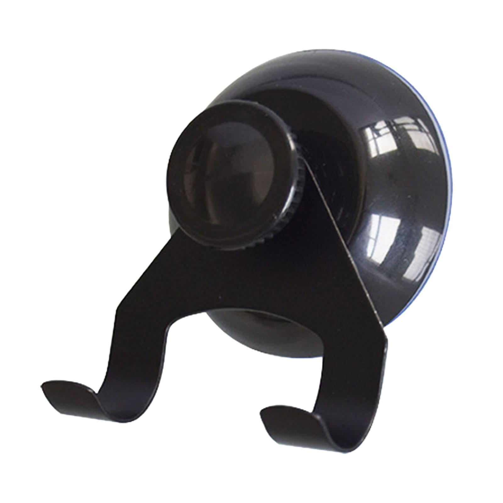 Bothyi - Gancho De Ventosa, Colgador De Corona Pequeña Para Baño, Ventana De Vidrio, Puerta, Baño, Negro