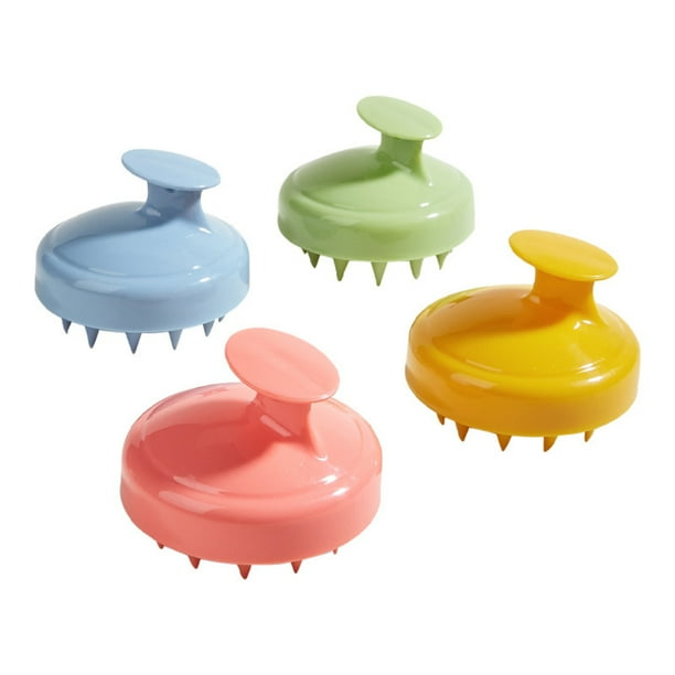 Silicone Shampoo Scalp Hair Massager Wet and Dry Shower Brush Shampoo Massage Comb Adult Soft Bath Hair Comb Health Care Tool