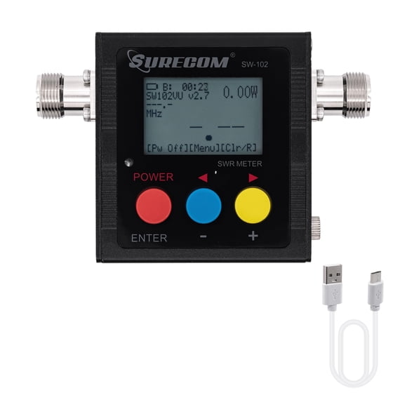 Medidor de ROE Surecom SW-102S Digital VHF UHF 125-525 MHz 120 W