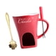 thumbnail image 4 of Taza Para Fondue De Chocolate Fundidor De Chocolate Hogar Aniversario Helado Hot Pot Taza Roja, 4 of 5