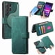 thumbnail image 1 of Funda Billetera Magnética para Samsung Galaxy S24 Ultra Soporte Tarjetas Desmontable Verde, 1 of 6
