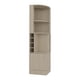 thumbnail image 1 of Bar Esquinero 2 Puertas 8 Botelleros Y Portacopas Beige Y Blanco, 1 of 8