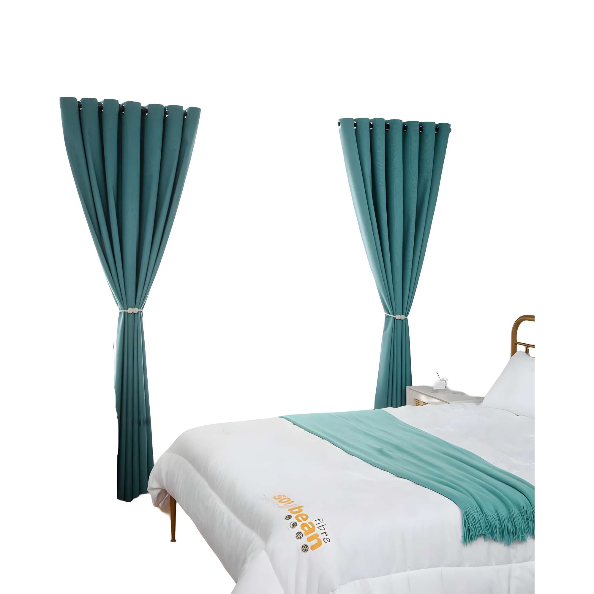 Genérico - Cortinas Black Out Color Turquesa