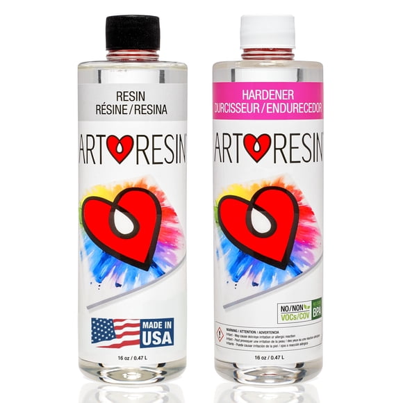 Revestimiento transparente de alto brillo ArtResin de resina epoxi 946 ml (32 oz)