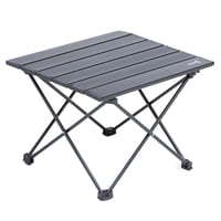Kano - Mesa Plegable Ultraliviana Para Camping Negro