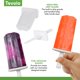thumbnail image 5 of Moldes para paletas Tovolo de 6 cavidades color verde primavera aptos para lavavajillas, 5 of 6