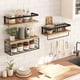 thumbnail image 2 of Repisa Flotantes De Madera Modernas X3 Con Reja Pino Nano0076, 2 of 7