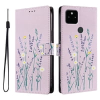 Foxdock Funda Tipo Cartera Para Google Pixel 5A Con Soporte Y Correa – Diseño De Patrones Lindos