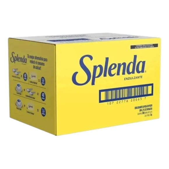 SPLENDA ENDULZANTE SUCRALOSA 2KG 2000 SOBRES