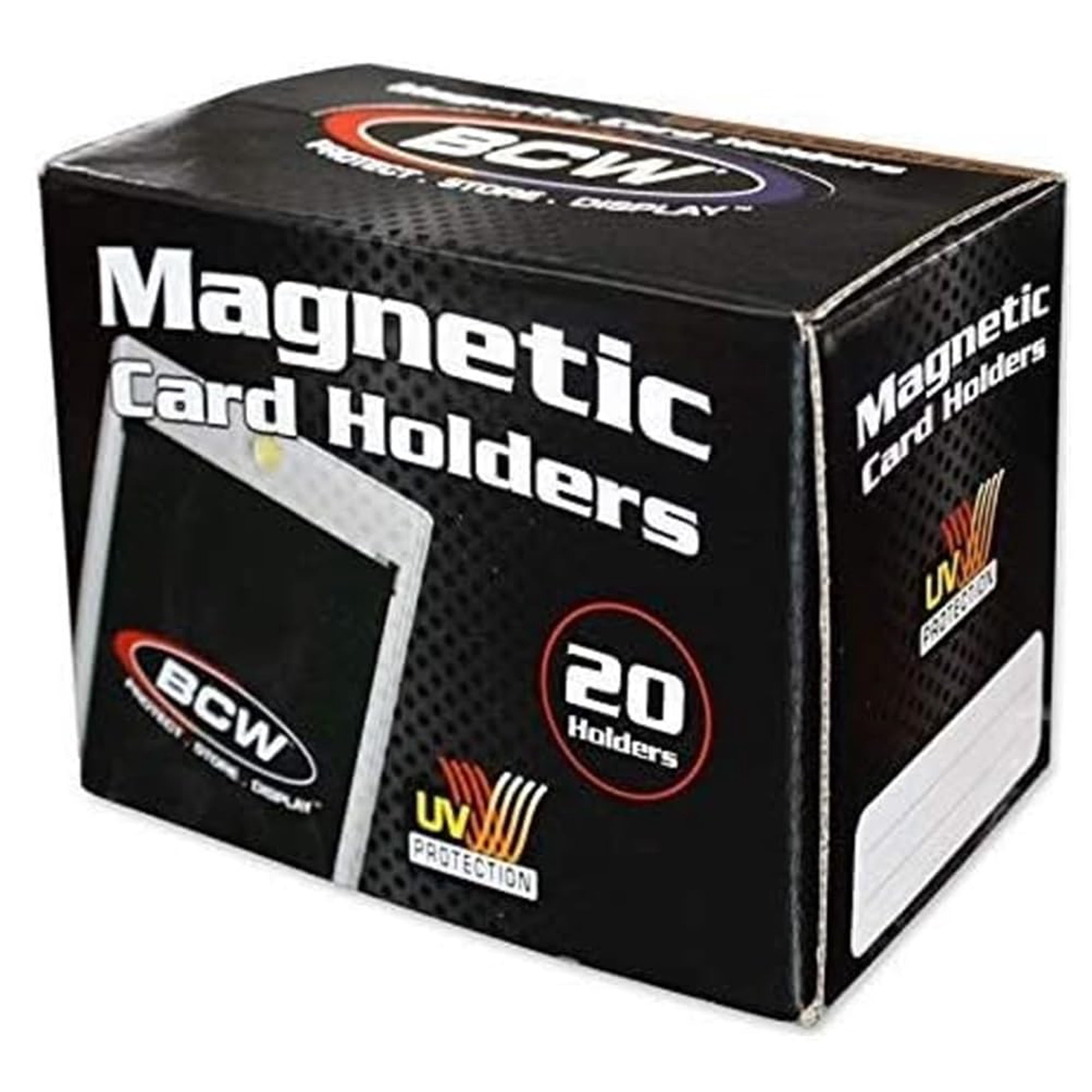 Tarjetero Magnético Bcw 35 Pt Para Tarjetas Coleccionables, Paquete De 20