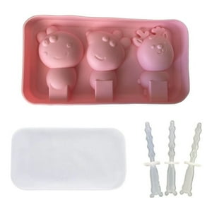 Genérico - Moldes Silicona Helados Molde Paletas Helado Pepa Reno