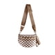 thumbnail image 1 of Bandolera FEIBOON Spacious a cuadros de nylon para mujer, 1 of 6