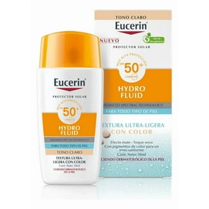 Producto Solar Eucerin Hydro Fluid Tono Claro Fps50 50Ml