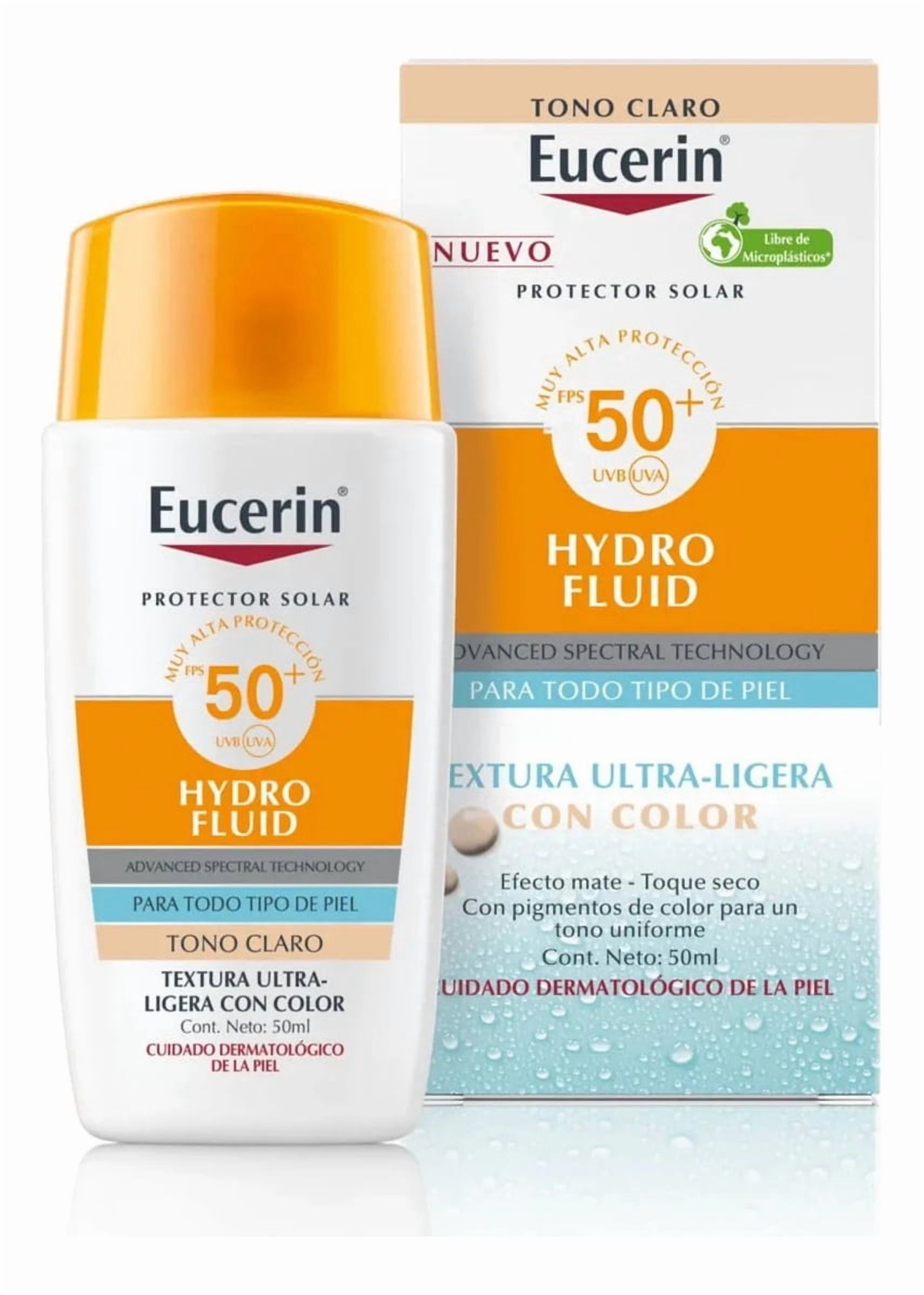 Eucerin - Producto Solar Hydro Fluid Tono Claro Fps50 50Ml