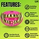 thumbnail image 2 of Protector bucal Loud Mouth 3D Chrome Beast rosa fluorescente, 2 of 4