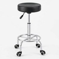 Space Home - Taburete Ergonómico Para Cajero 45–57 Cm Con Base Metálica