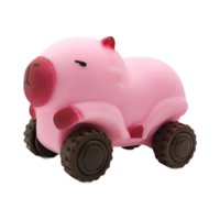 Magideal - Capybara-Juguete De Tracción, Deslizador De Arena De Capybara, Carrito De Tracción Creativo De Dibujos Animados, Coches Extraíbles Para Niños En Edad Rosa