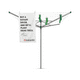 thumbnail image 3 of Tendedero Paraguas Rotatorio Lift-o-matic 40 Mt + Soporte Jardín Metallic Grey, 3 of 3