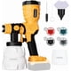 thumbnail image 1 of Rociador de Pintura Mejorado para de*walt Batería de Iones de Litio de 20V, Herramienta de Rociado Eléctrica Inalámbrica Pistola de Rociado HVLP con Depósito de 1200ml+200ml para Pintura de Interi..., 1 of 7