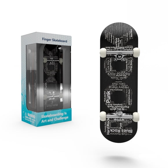 Skateboard de dedo profesional, mini patineta de dedo, juguetes de fingerboard con calcomanías