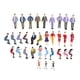 thumbnail image 3 of modelo de disposición personas pssenger figura de acción tren ho pintado 1/25 escena construida, 3 of 5