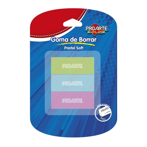 Bl goma proarte color pastel transparente soft