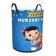thumbnail image 2 of Little Baby Bum Cesta de lavandería de gran capacidad redonda con asa, bolsa para ropa sucia plegable, almacenamiento para dormitorio, baño y lavadero 44x35 cm, 2 of 6