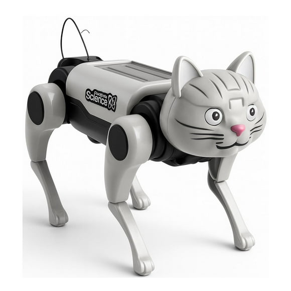 Kit Arma Tu Primer Perro Robot RC a Control Remoto Juguete Infantil blanco