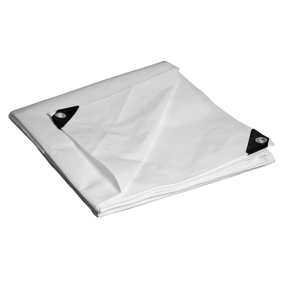 Tarp Foremost Dry Top HD, blanco, 10 mm, muy resistente, 2,4 m x 3 m