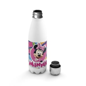 Creango - Botella Agua Termica Miney Mouse De Acero Inoxidable