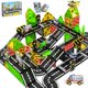 thumbnail image 1 of Juego de bloques de construcción magnéticos para coches de carretera Magnetopia con 50 bloques, 1 of 4