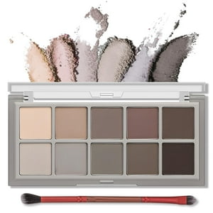 Paleta De Sombras De Ojos Erinde 10 Colores Mate Para Mujeres Mayores