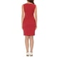 thumbnail image 3 of INSPIRE CHIC Vestido de Tubo sin Mangas para Mujer Cuello de Barco Vestido para el Trabajo Rojo XL, 3 of 6