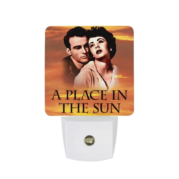 Un Lugar en el Sol Luz nocturna LED con sensor de anochecer a amanecer para dormitorio, baño, pasillo, escaleras - Lámpara LED nocturna de enchufe, 0.5W - 1 pieza