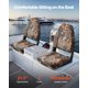 thumbnail image 2 of Asiento de barco VEVOR Camo plegable para pesca con respaldo alto, paquete de 2, 2 of 9
